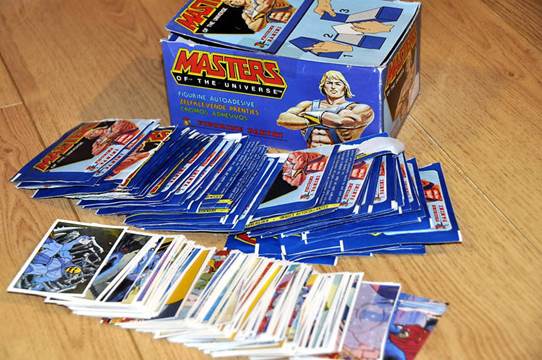 He-Man Panini stickers.