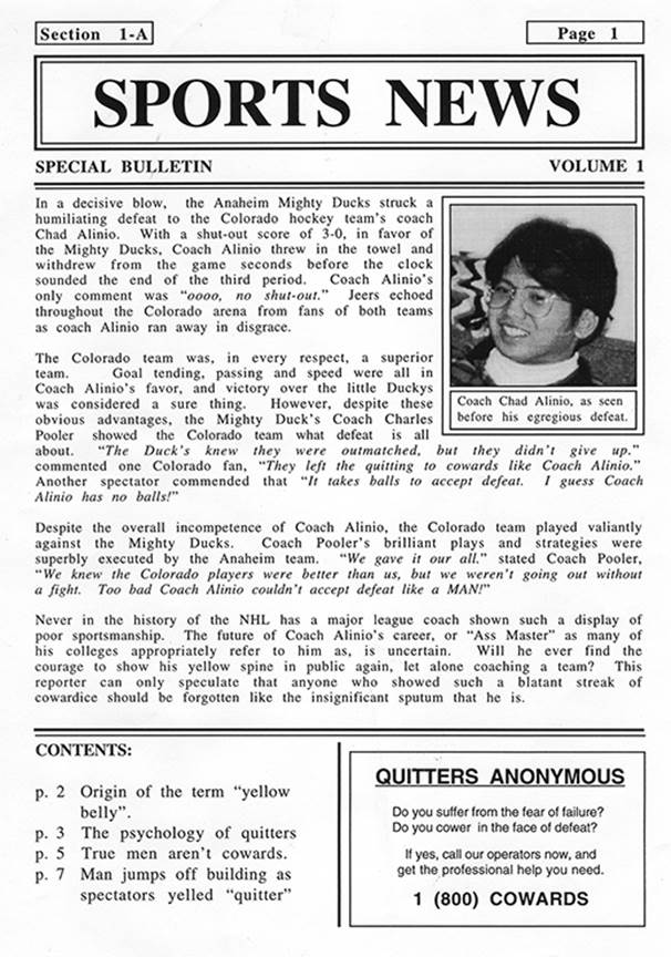 A newspaper with a person's face

Description automatically generated